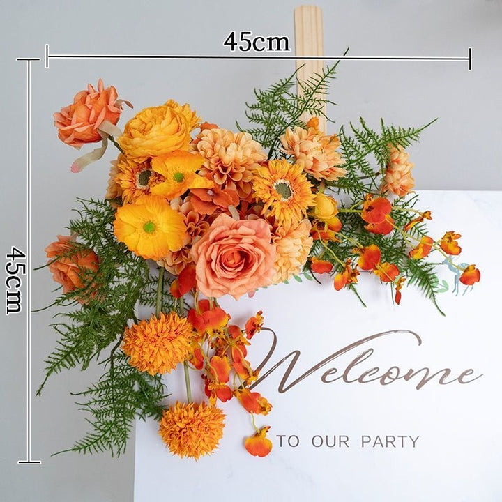 Elegante florale Wandarrangement