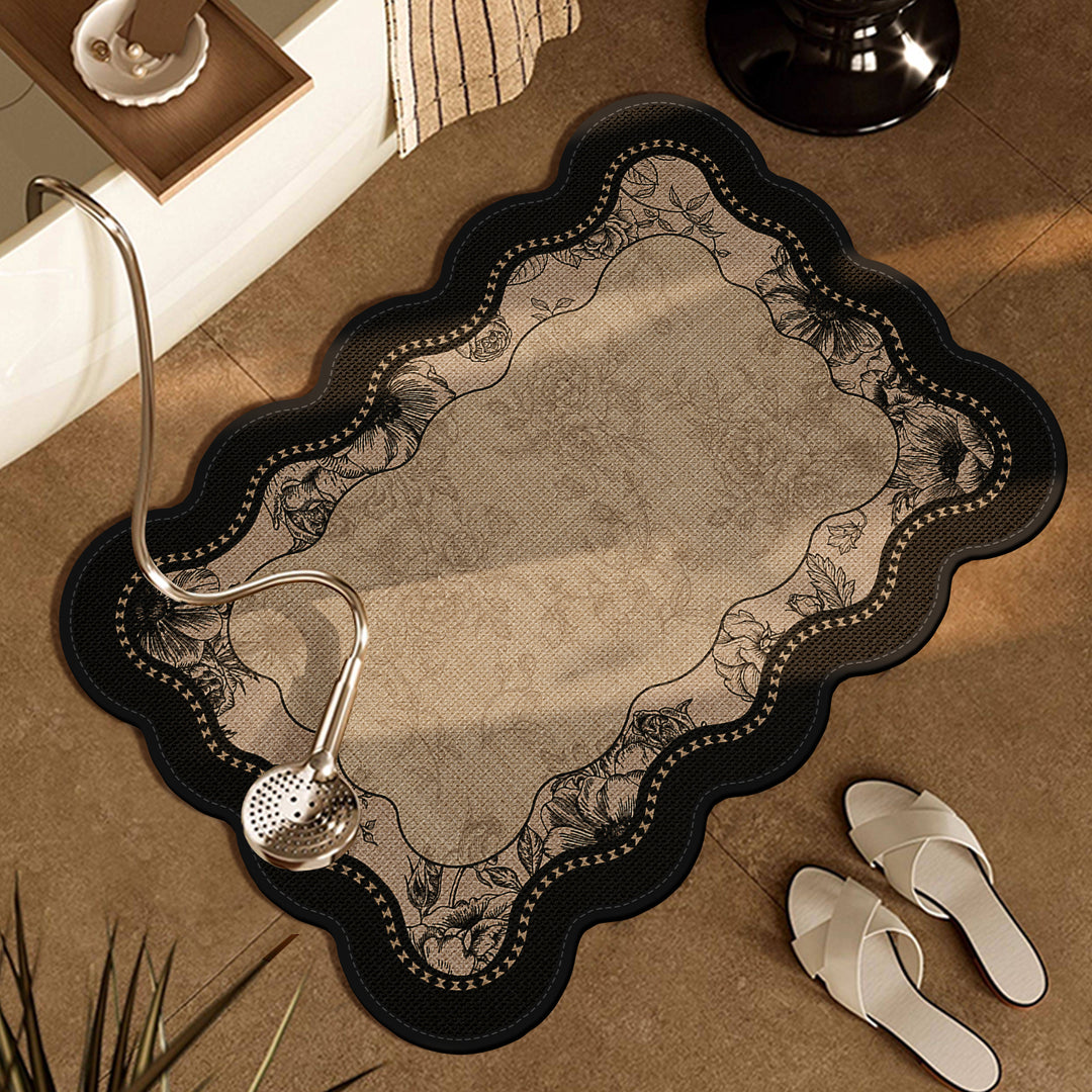 Elegante Badezimmermatte