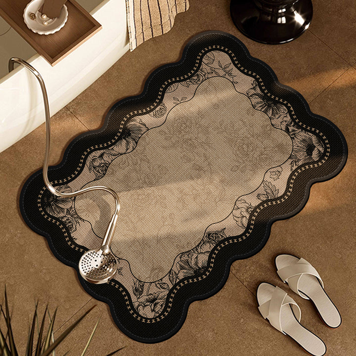 Elegante Badezimmermatte