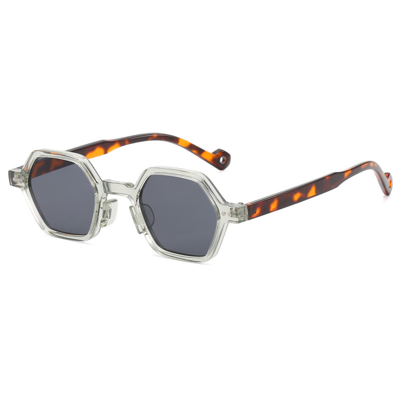 Damen Geometrische Sonnenbrille im modernen Hexagon-Design Karnz