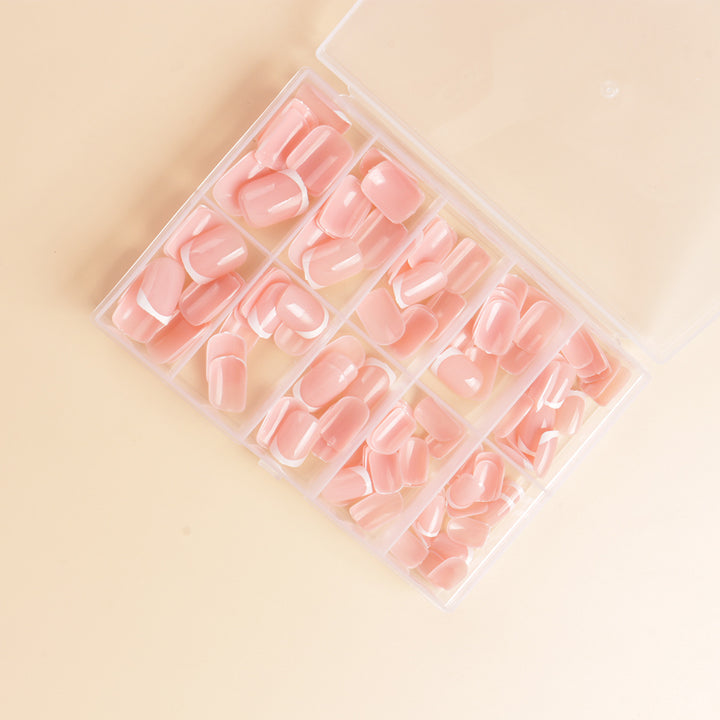 French Tip Press-On Nail Set Karnz