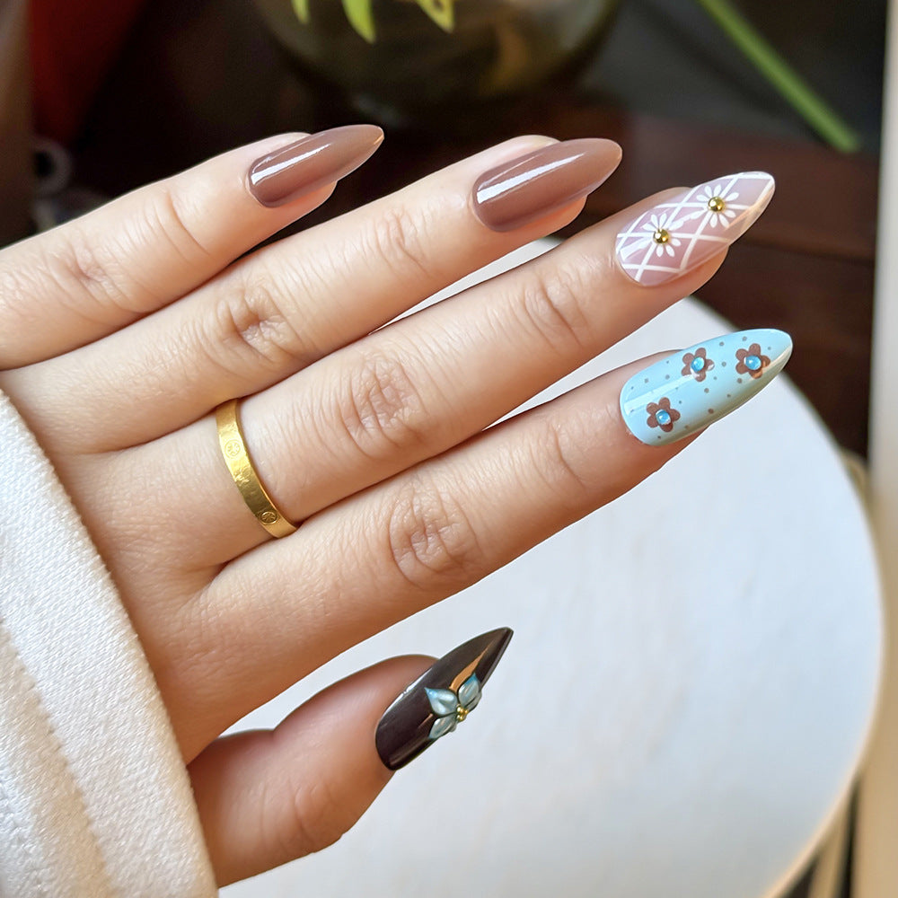Elegante Künstliche Drucknagelkollektion Karnz