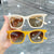 Damen Cat-Eye Sonnenbrille mit gradienten Gläsern und transparentem Rahmendesign Karnz