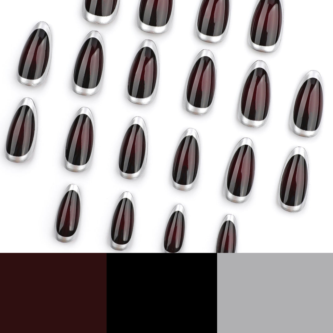 Stylische Stiletto-Nägel mit elegantem Glanz Karnz