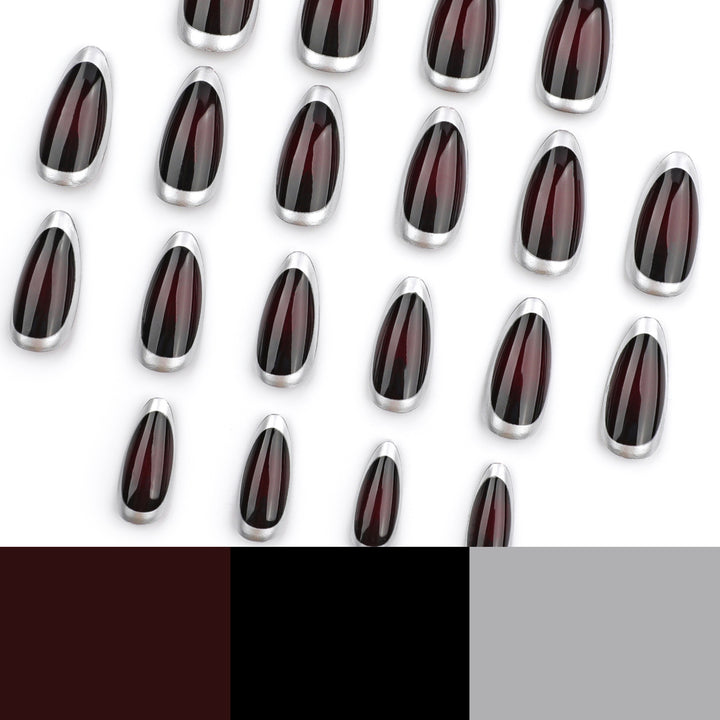 Stylische Stiletto-Nägel mit elegantem Glanz Karnz