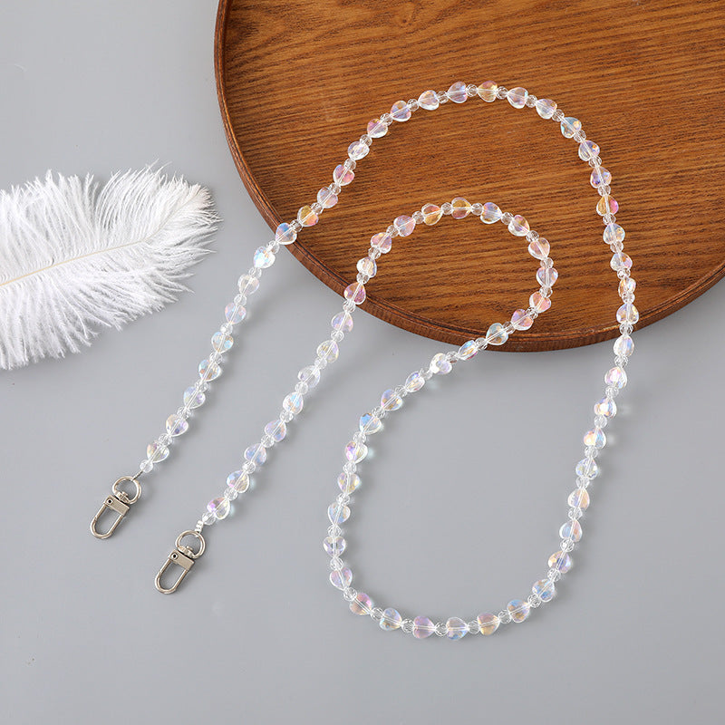 Elegante Perlen Brillenband Karnz