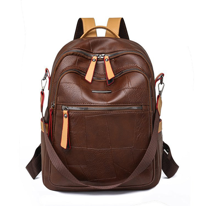 Vielseitiger multifunktionaler Leder Rucksack Karnz