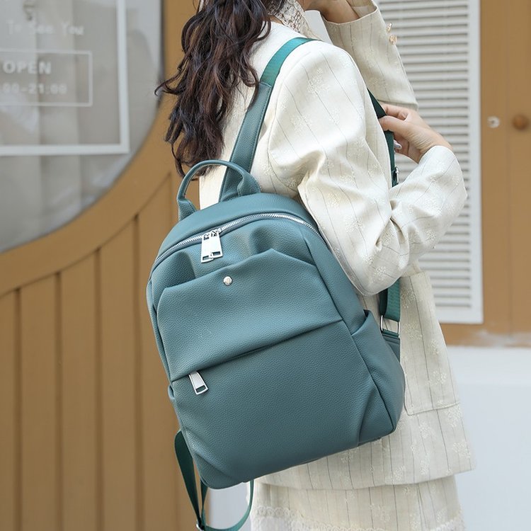 Premium Leder Laptop Rucksack Karnz