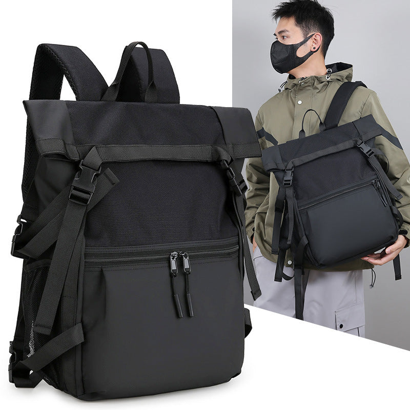 Stylische Roll-Top-Rucksack Karnz