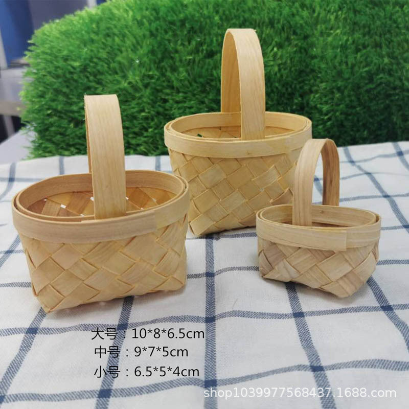 Dekorative Mini Geflochtene Geschenkkorb Karnz