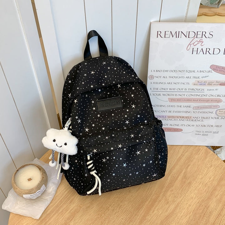 Stylischer Rucksack mit Sternmuster