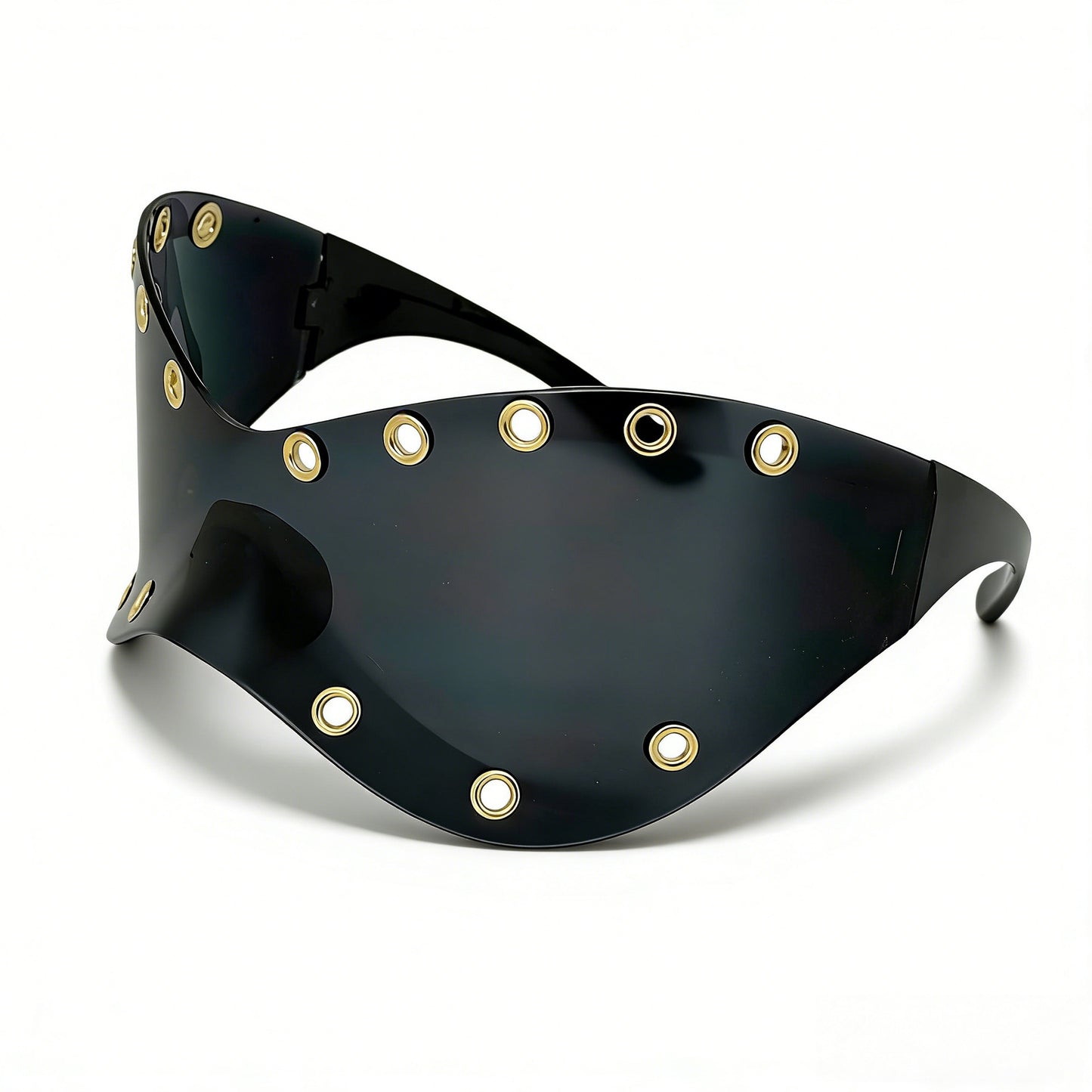 Damen Sportliche Designer-Sonnenbrille mit innovativen Metallakzenten Karnz