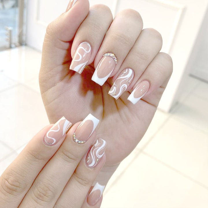Künstlerische Gel-Nagelspitzen-Set Karnz