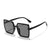 Damen quadratische Sonnenbrille mit UV-Schutz und eleganter Rahmenstruktur Karnz