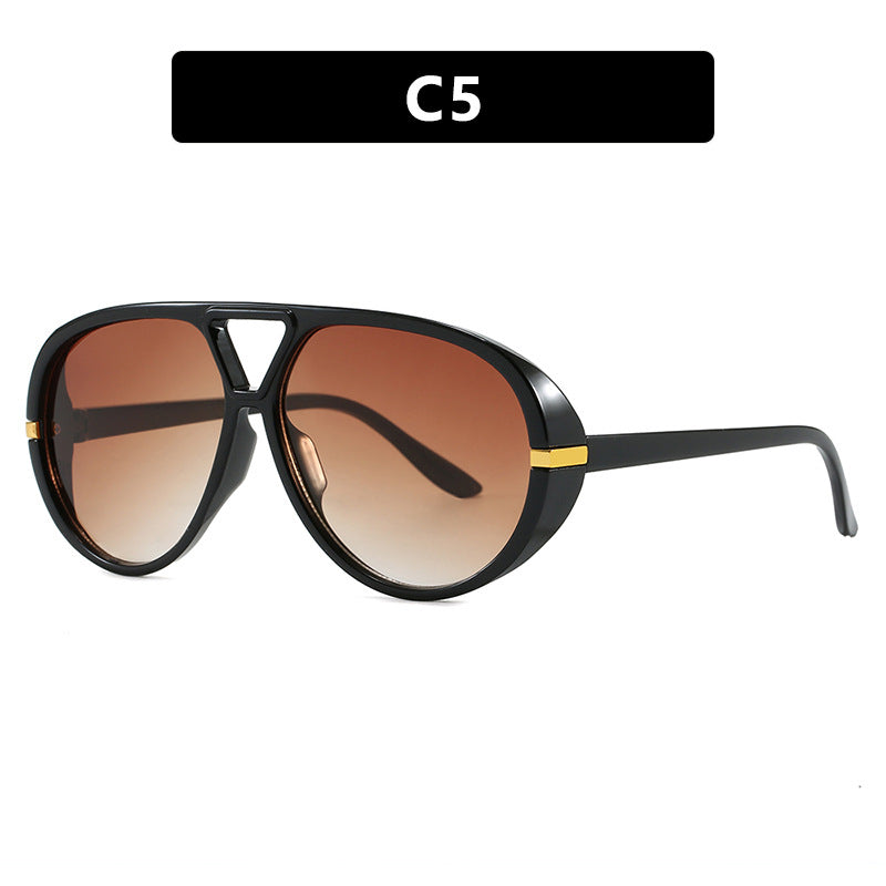 Damen modische große Sonnenbrille mit elegantem Rahmen und schützenden Gläsern Karnz