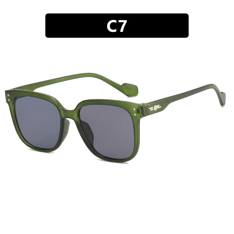 Damen quadratische Sonnenbrille mit sanften Farbverlauf und schützendem UV-Filter Karnz