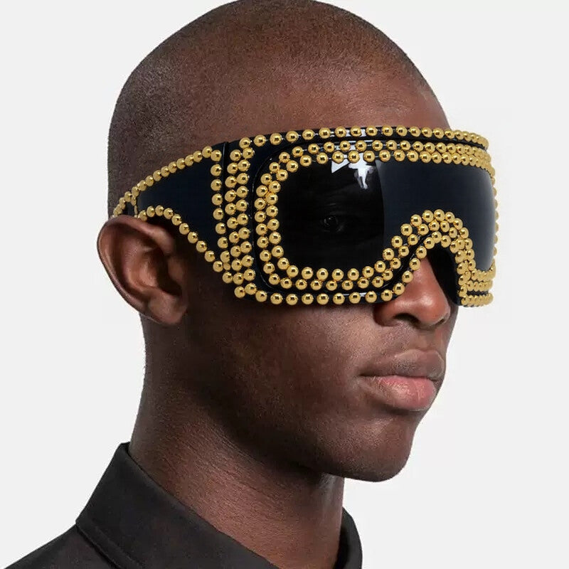 Damen modische Skibrille mit einzigartigem Nieten-Design Karnz