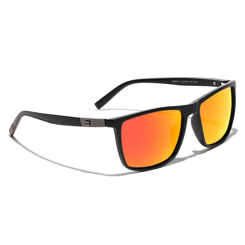 Damen sportliche Sonnenbrille mit polarisierenden Gläsern und flexiblem Gestell Karnz