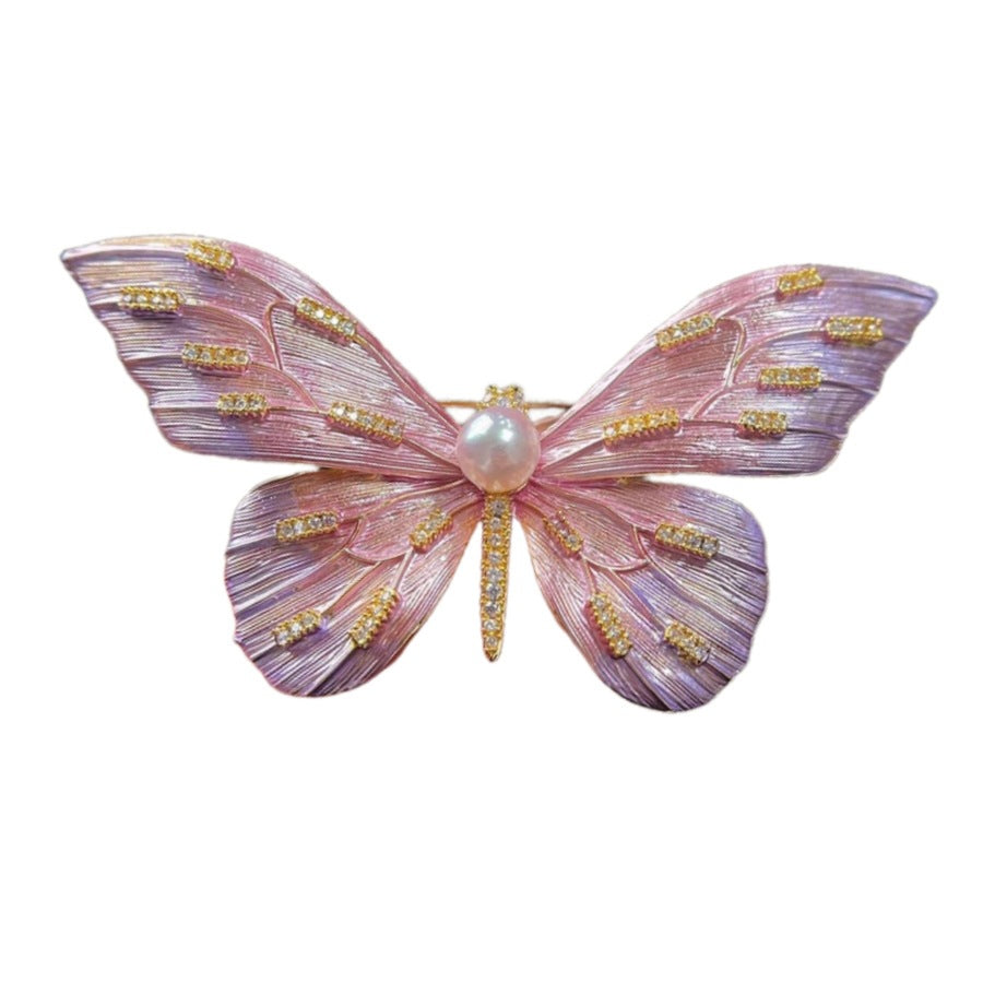 Elegante Schmetterlingsbrosche Karnz