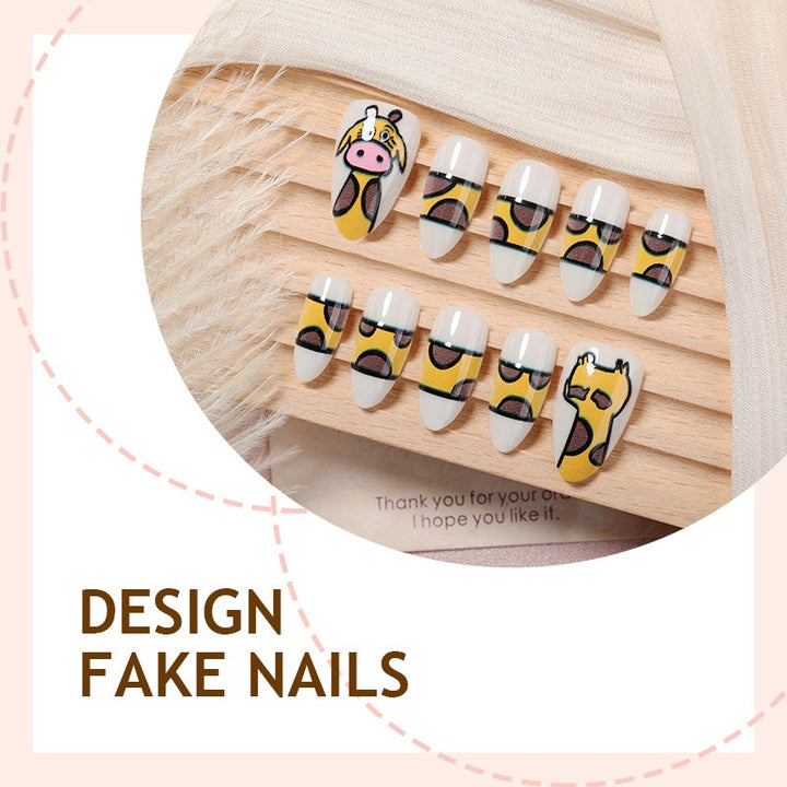 Kreatives Kunstnagelset mit Tier-Design Karnz