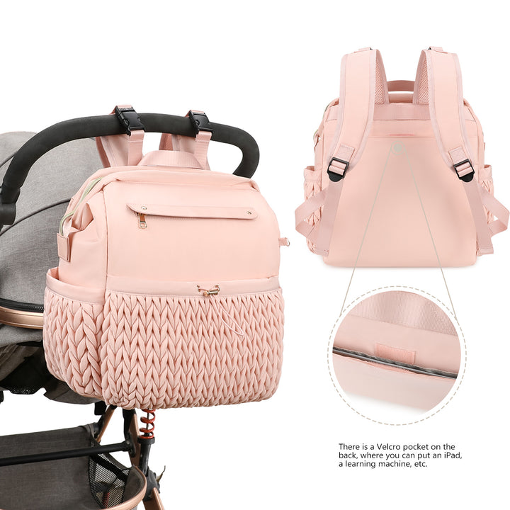 Modischer Rucksack mit Geflochtenem Design Karnz