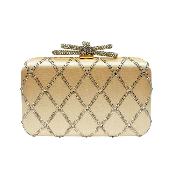 Dekorative mit Strass besetzte Abend-Clutch