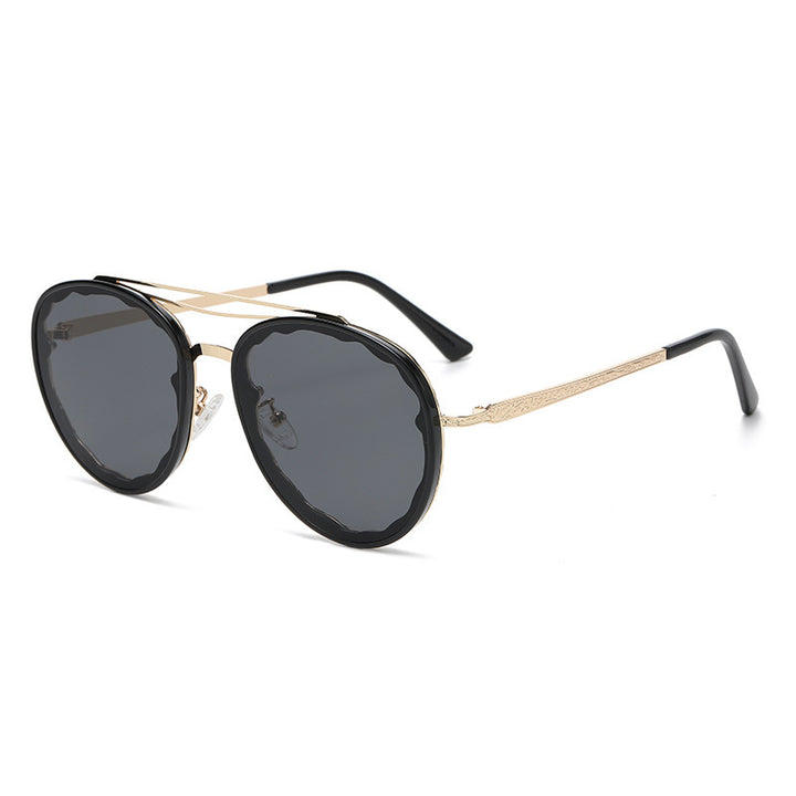 Damen Modern gestaltete Sonnenbrille im eleganten Oversize-Stil Karnz