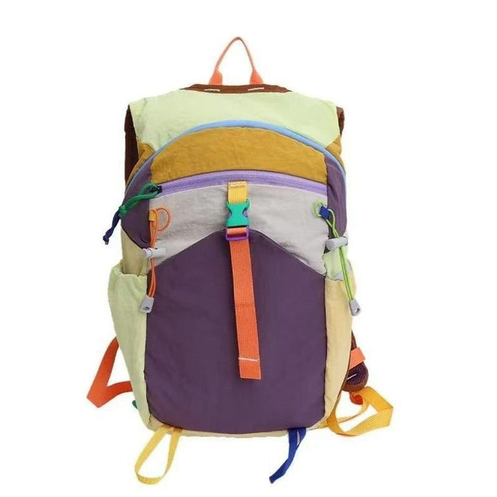 Farbenfroher Mehrfach-Taschen Rucksack Karnz