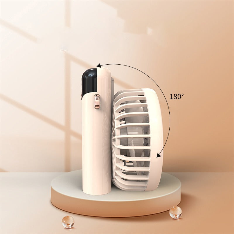 Tragbarer Akku-Ventilator mit Digitalanzeige Karnz