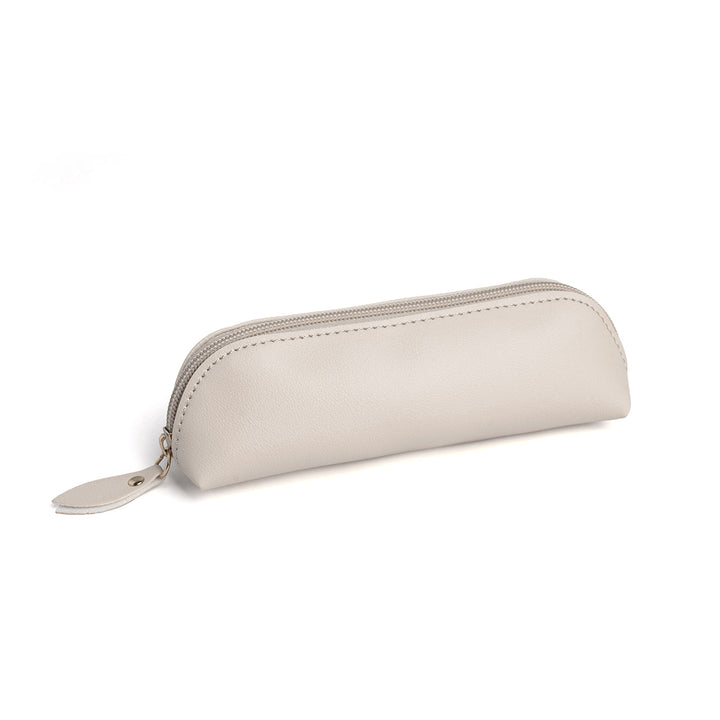 Premium Leder Reißverschluss Bleistift Etui Karnz