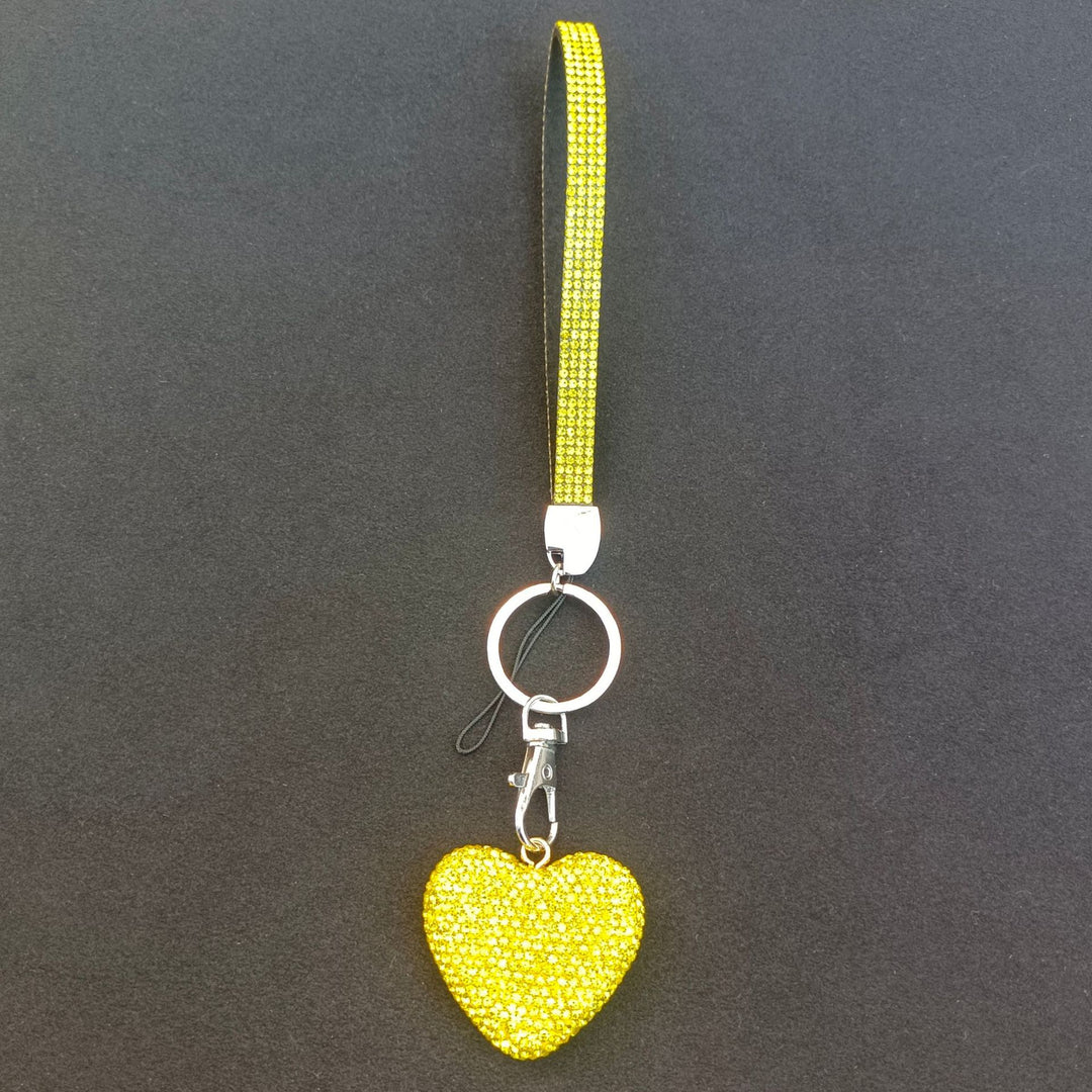 Rhinestone Herz Schlüsselanhänger Karnz