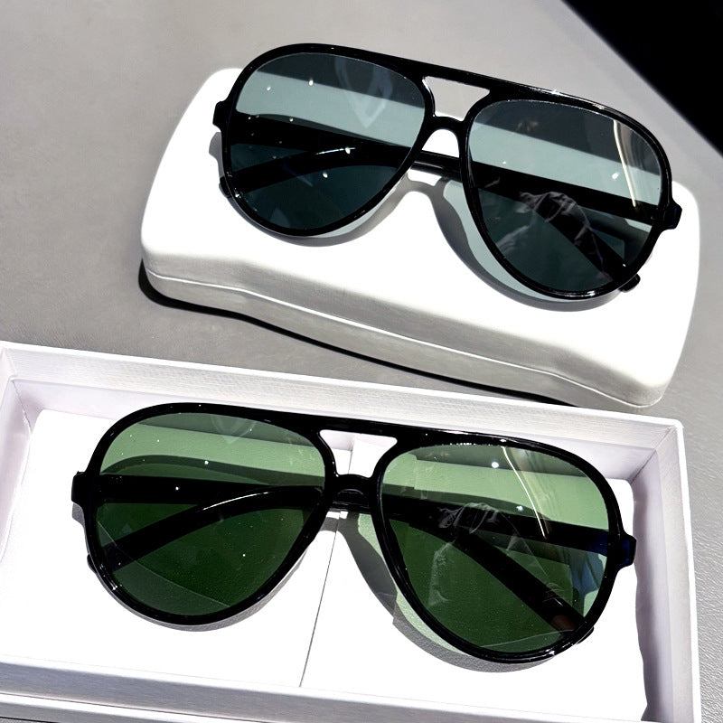 Retro-Pilot-Stil-Sonnenbrille Karnz