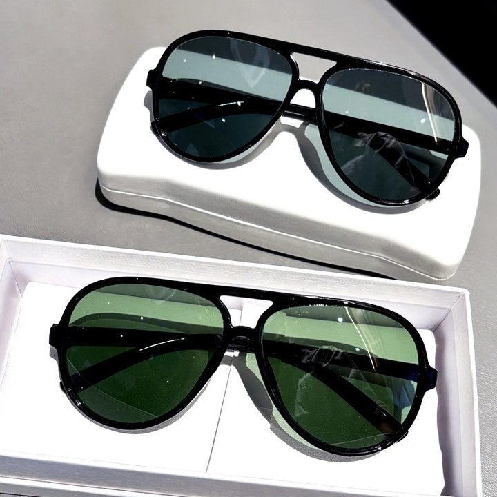 Retro-Pilot-Stil-Sonnenbrille Karnz