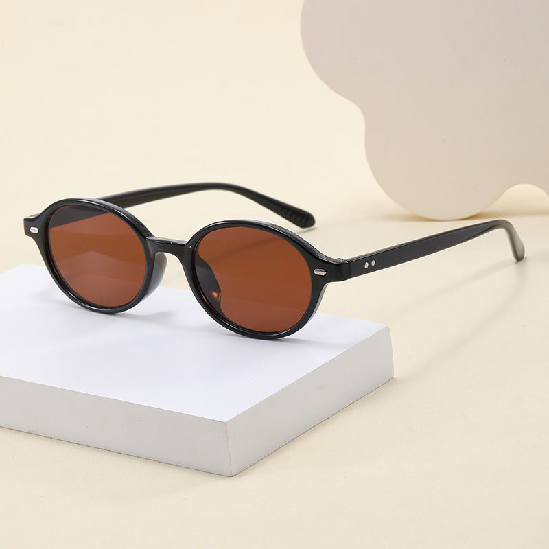 Damen modische runde Lesebrille mit flexiblem Kunststoffrahmen Karnz