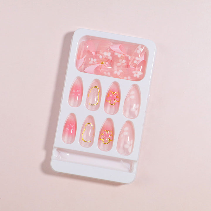 Premium Press-On Nail Set mit dekorativen Akzenten Karnz