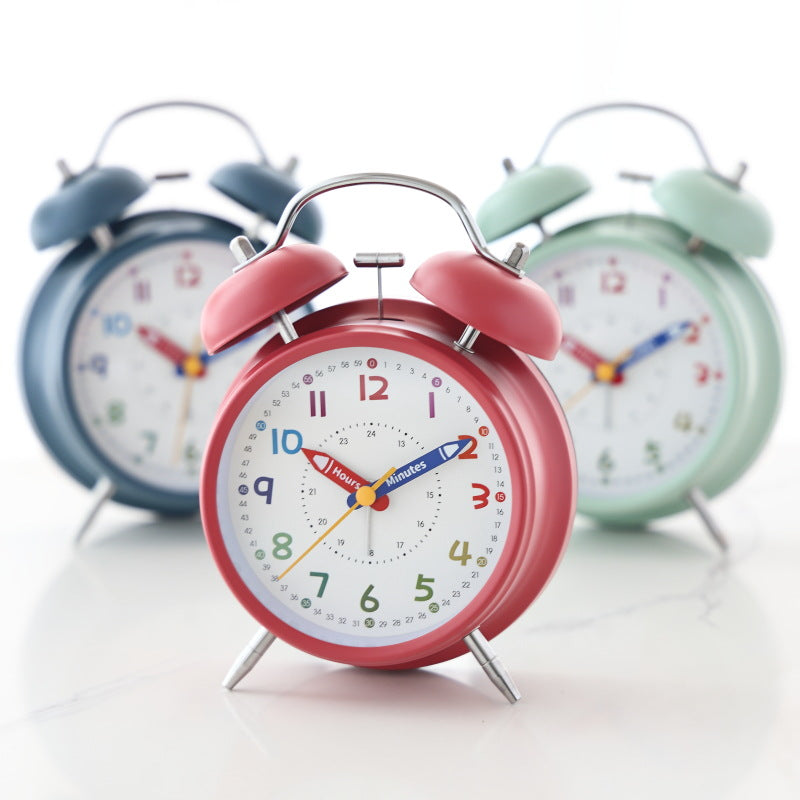 Lernuhr mit Doppelglockenmechanismus Karnz