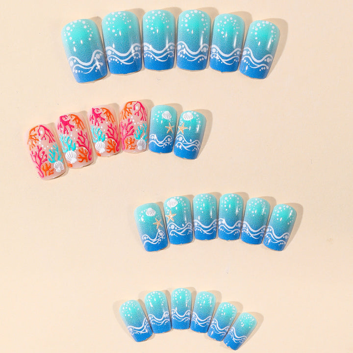 Ozean-inspirierte Nail Art Dekorationsset Karnz