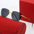 Damen Premium-Sonnenbrille mit hochwertigem Metallrahmen Karnz