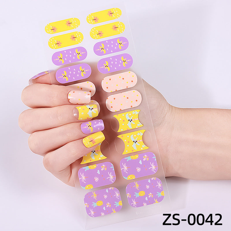 Glitzernde Glitter Nagelsticker