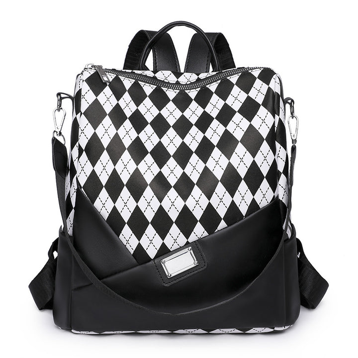 Stilvolle Harlequin-Muster Rucksack