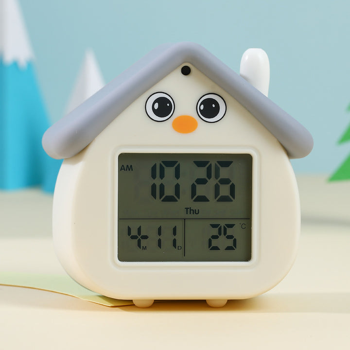 Digitaler Wecker Im Niedlichen Haus-Design Karnz