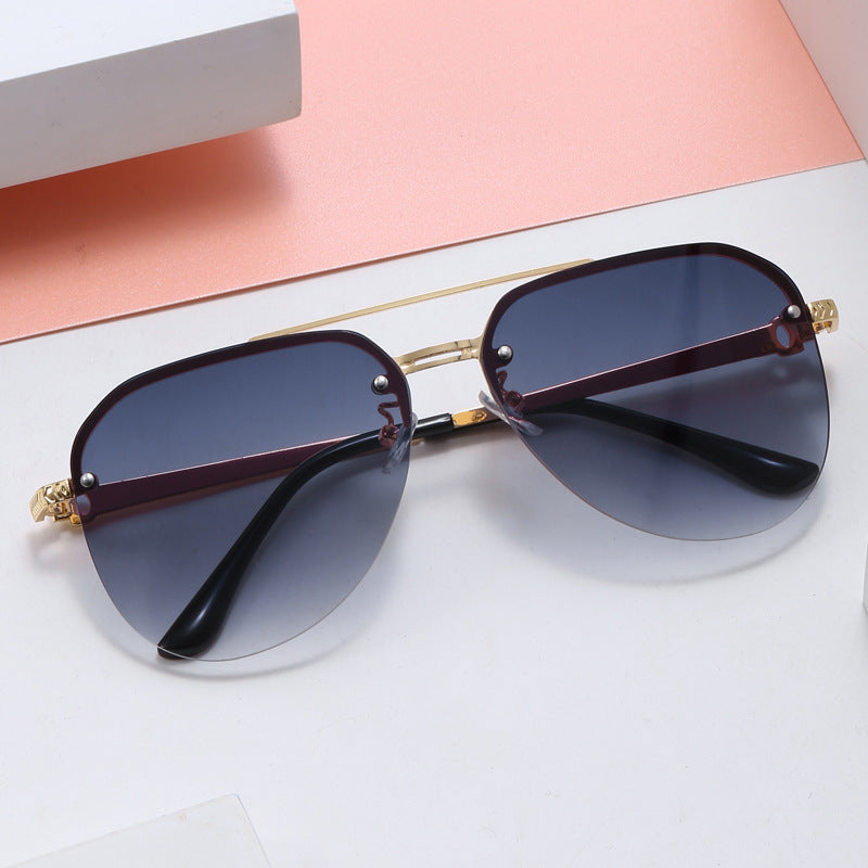 Damen elegante Piloten-Sonnenbrille mit hohem UV-Schutz und stilvollem Rahmen Karnz