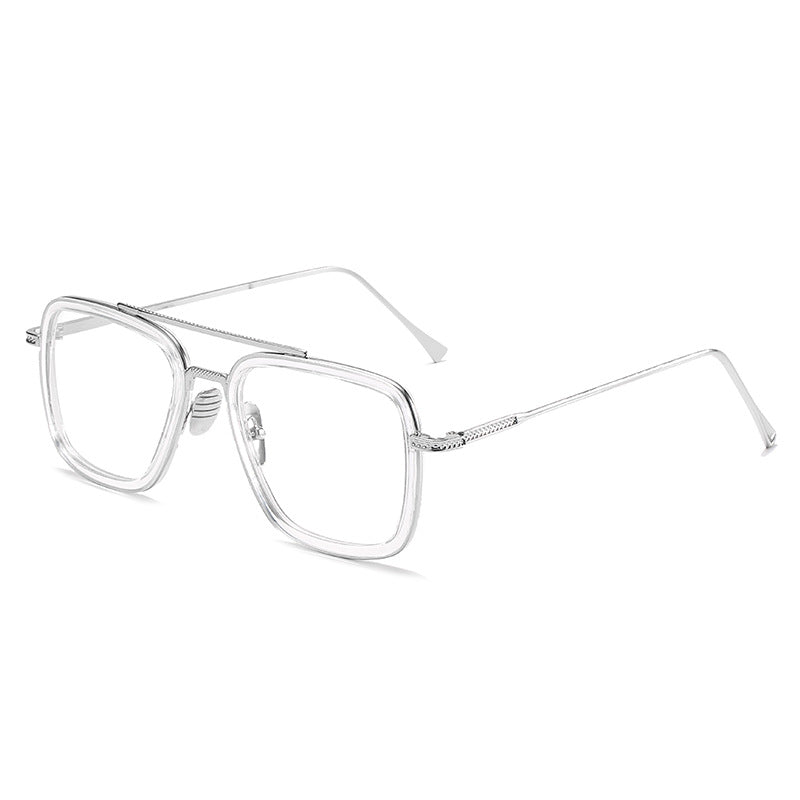 Damen modische quadratische Sonnenbrille mit luxuriösem Metallrahmen Karnz