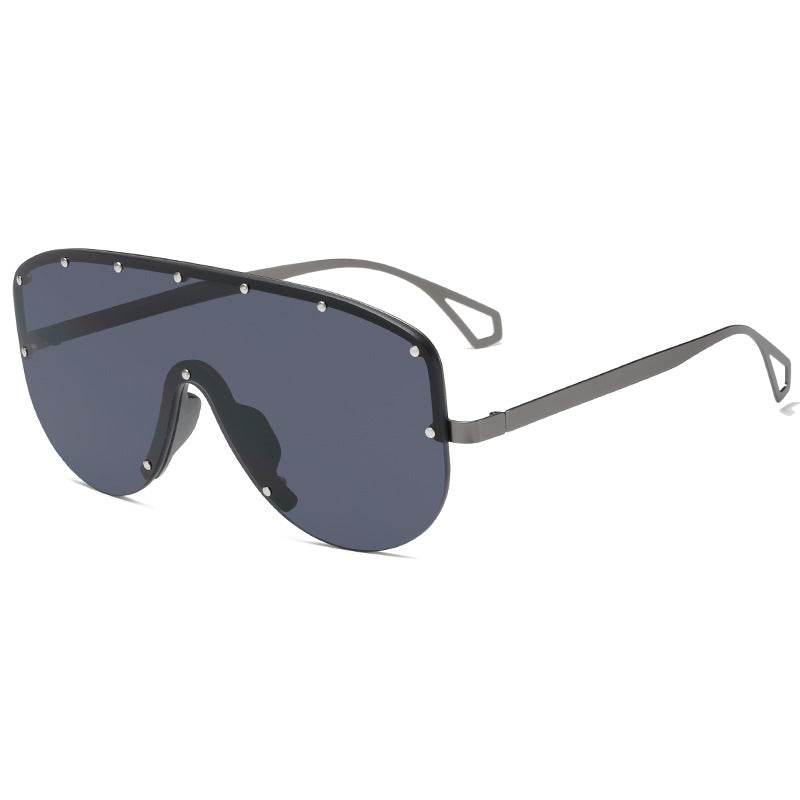 Damen Oversized Sonnenbrille mit modernem Rahmen Karnz