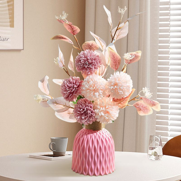 Künstliches Blumenbouquet Arrangement mit Eukalyptus