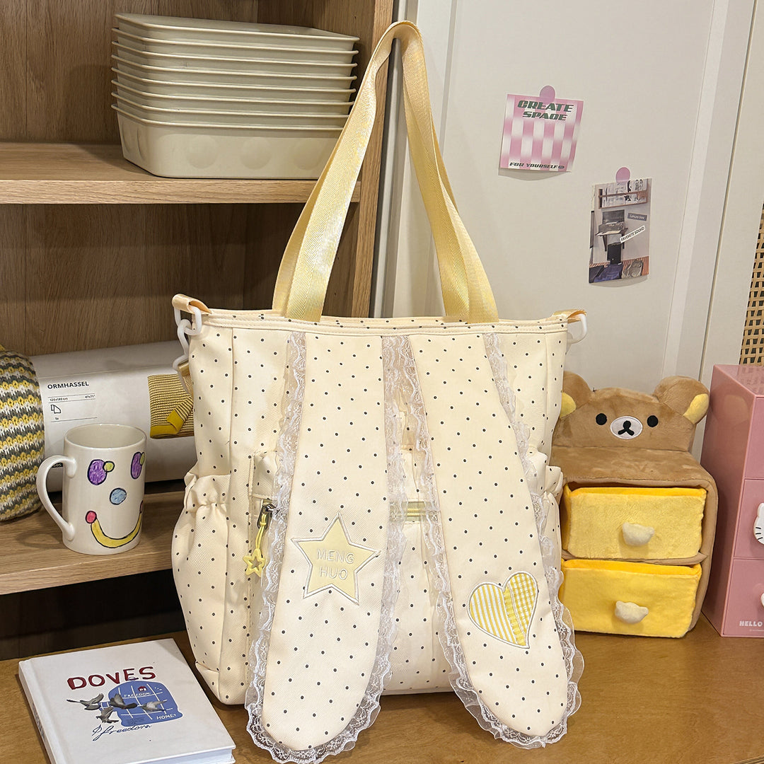 Verspielter dekorativer Patchwork-Rucksack Karnz