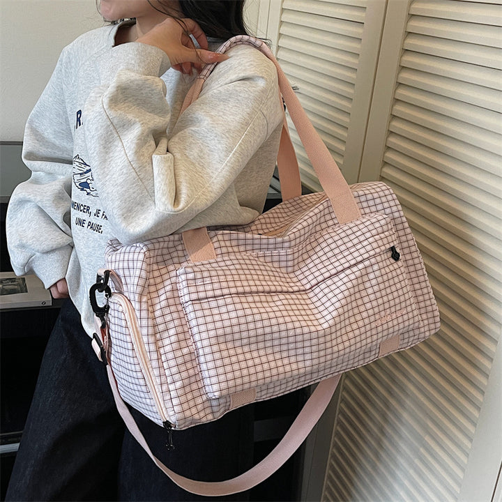 Stylische gemusterte Reisetasche Karnz