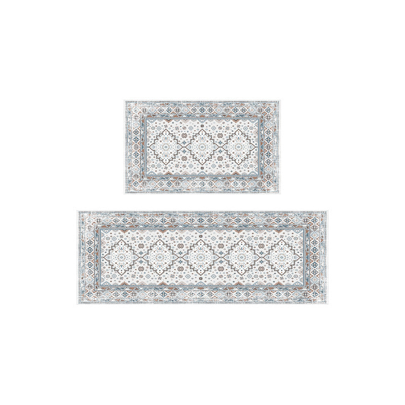 Künstlerisches Vintage geometrisches Teppichset Karnz