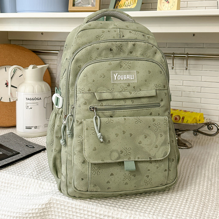 Charmanter Blumendruck Rucksack Karnz