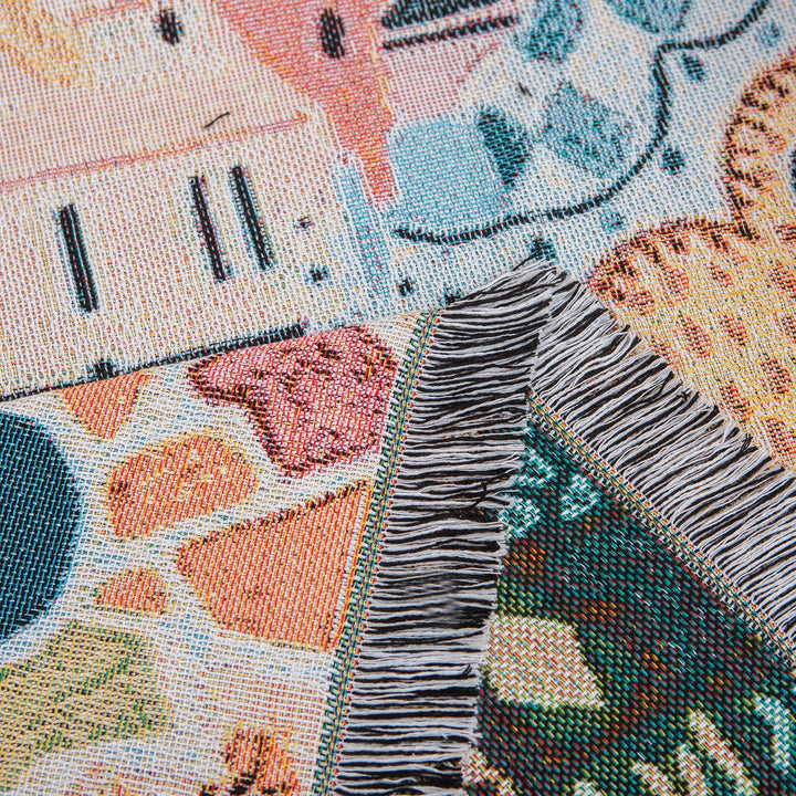 Dekorative Landschaft Woven Throw Decke